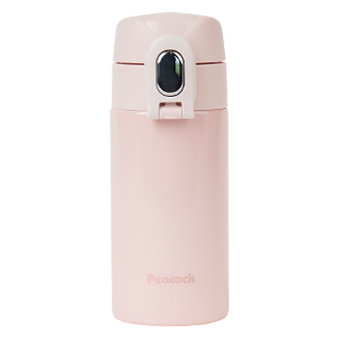 피코크 원터치 미니 보온보냉 텀블러, 펄핑크, 200ml, 1개