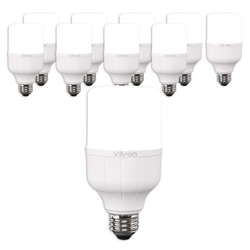 비츠온 원하 T-벌브 LED 전구 화이트 15W, 10개, 주광색