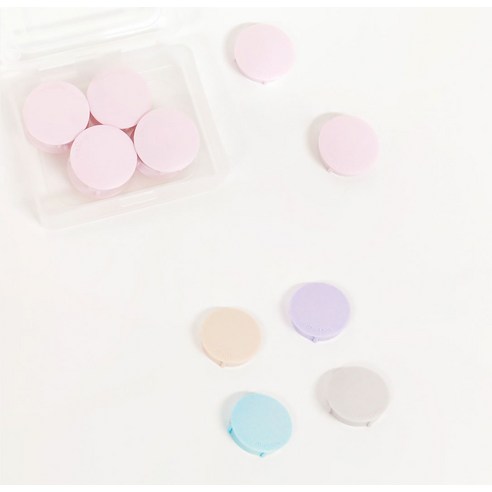 파스텔 원형 자석홀더: 편리하고 다용도적인 보관 솔루션