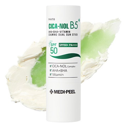 메디필 피토 시카놀 B5 아하 바하 비타민 카밍 듀얼 선스틱 SPF50+ PA++++, 9.5g, 1개