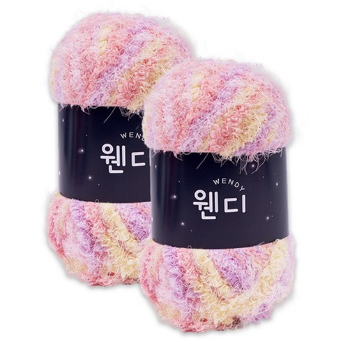 웬디 뜨개실, 329 옐로우핑크나염, 2개