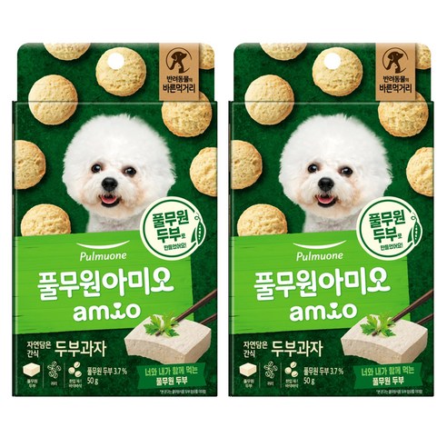 아미오 자연담은 강아지 나또 과자, 나또맛, 50g, 4개