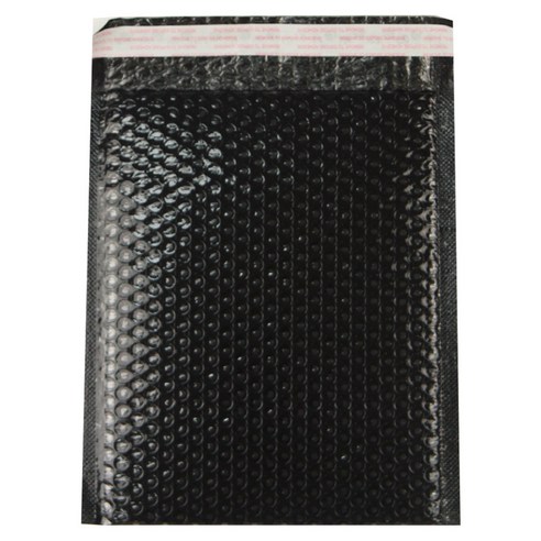 아이엔피 택배 안전 에어캡봉투 18 x 25 x 4 cm, 블랙, 50개