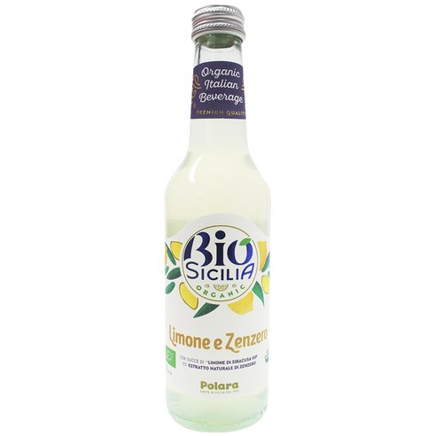 폴라라 유기농 레몬생강 탄산음료, 275ml, 1개