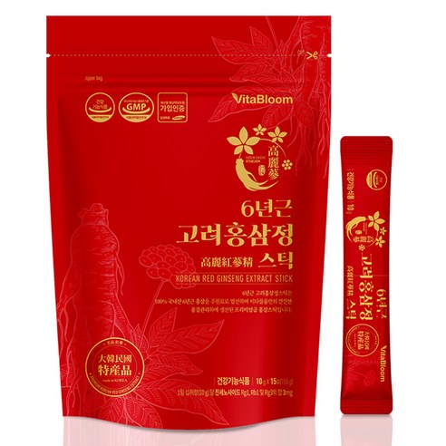 비타블룸 6년근 고려 홍삼정 스틱 15p, 150g, 1개