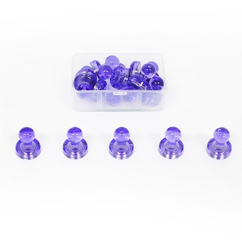 칼라 체스 자석홀더 XS 10p, 청보라, 1개