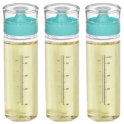 씨밀렉스 실리콘 오일 양념병 민트, 500ml, 3개