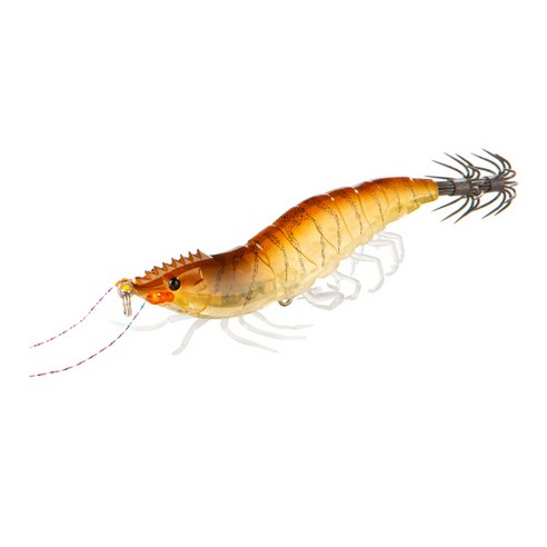 붐스피싱 야광 새우루어 두족류에기 OHYBBS180, 08 골든드림(OHYBBS180GD0), 15g, 1개