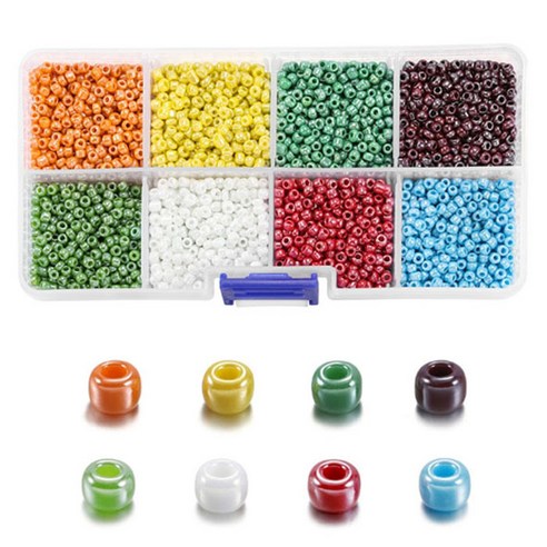 알로데 8색 빛깔 시드비즈 DIY 키트 2mm 세트, TYPE 05, 1세트