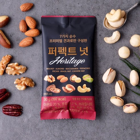 하루견과 퍼펙트넛, 30g, 30개