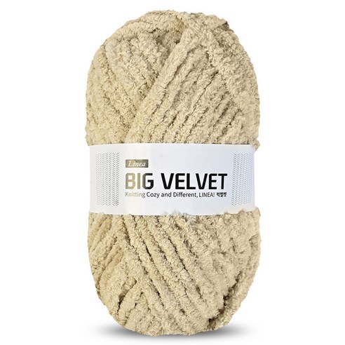 빅벨벳 뜨개실 100g, 503 라이트베이지, 1개
