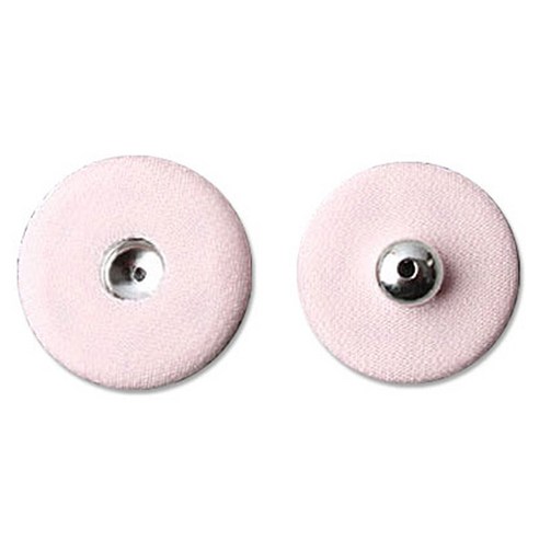 동대문단추왕 싸개 스냅 똑딱이 단추 암 25cm 7p + 수 25cm 7p 세트, 라이트핑크, 1세트