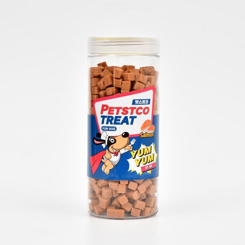 펫스트코 강아지 대용량 트릿 간식, 연어, 1kg, 1개