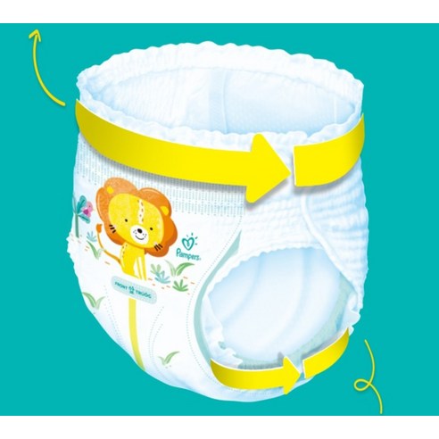 엄마들의 필수품: 팸퍼스 베이비 드라이 아동공용 기저귀 팬티형