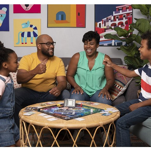 모노폴리 전자카드 보드게임: 가족 및 친구와 즐거운 교육적 경험