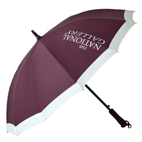 내셔널갤러리 배색 고급 UV암막 양산 겸용 우산 자동 장우산 DTU017