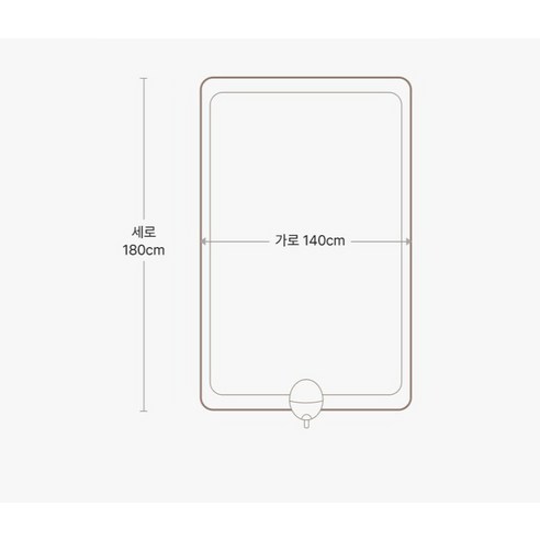 일월 에어로실버 카본매트 IW-KM59D, 더블(140 x 180 cm)