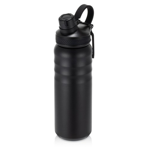 미롬 레브 스포츠 진공 스텐텀블러, 블랙(텀블러), 랜덤발송(패키지), 690ml, 1개
