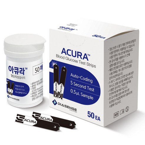 아큐라 혈당측정검사지, 50개입, 1개