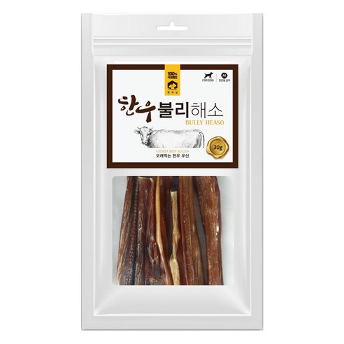 펫러닝 강아지 한우 불리해소 간식, 소고기, 30g, 1개