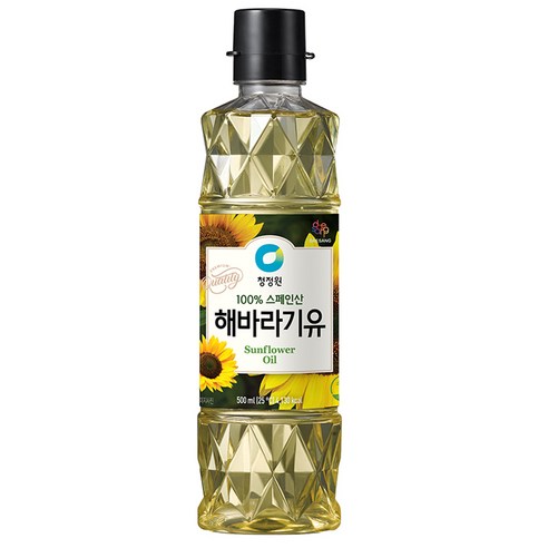 청정원 해바라기유, 500ml, 2개