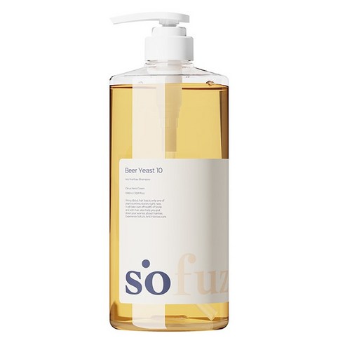 소퍼즈 맥주효모 10 지성 케어 샴푸 시트러스 향, 1개, 1000ml