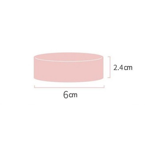 셀프천사 미니 DIY 비비 쿠션 케이스 5g, 핑크 무지, 2개