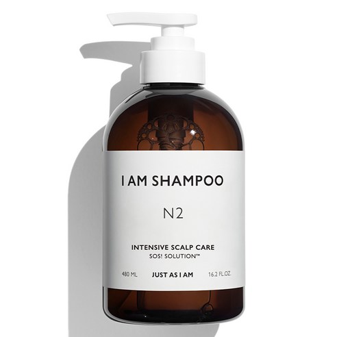 저스트에즈아이엠 인텐시브 스칼프케어 샴푸 N2 앰버 머스크향, 480ml, 1개