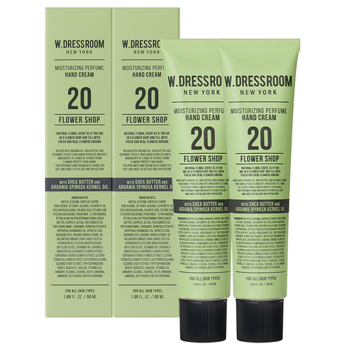 더블유드레스룸 퍼퓸 핸드크림 No 20 플라워샵, 50ml, 2개 더블유드레스룸핸드크림 더블유드레스룸 퍼퓸 핸드크림 No 20 플라워샵, 50ml, 2개 더블유드레스룸핸드크림
