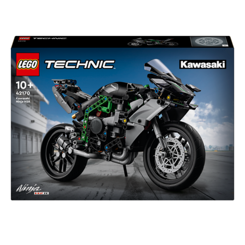 레고 테크닉 42170 Kawasaki Ninja H2R 모터사이클, 혼합색상