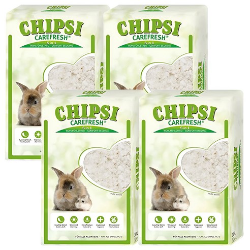 반려동물 케어후레쉬 종이베딩 화이트, 10L, 4개