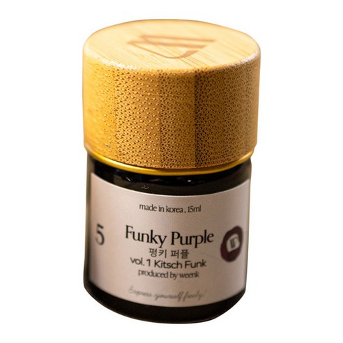 윙크 미니 병잉크 15ml, No 5 펑키퍼플, 1개