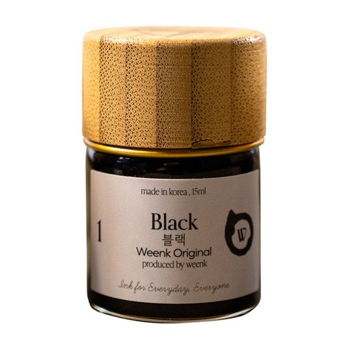 윙크 미니 병잉크 15ml, No 1 블랙, 1개
