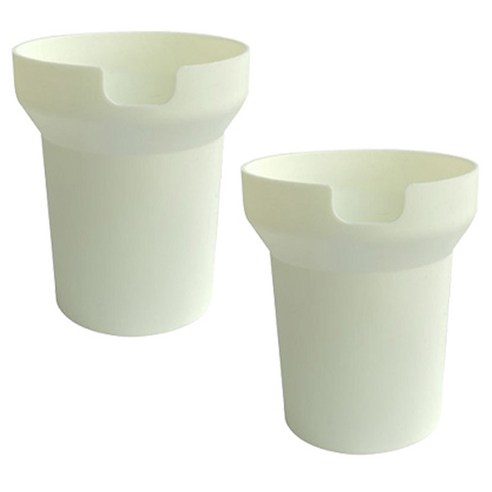 블럭마트 텀블러 바닥 보호커버 900ml, 아이보리, 2개