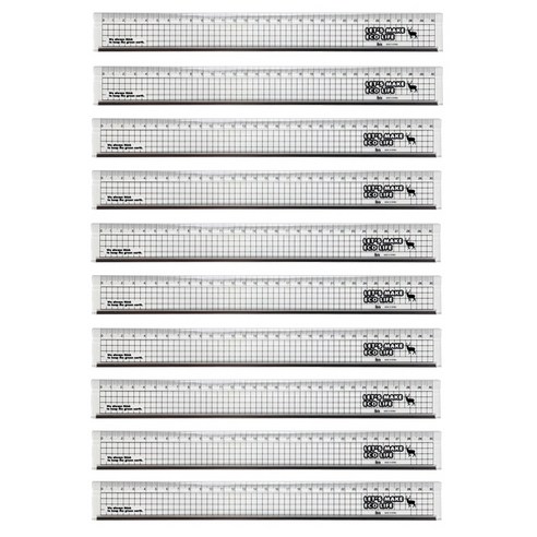 아이비스 스틸플러스직자 30cm 11923, 블랙, 10개