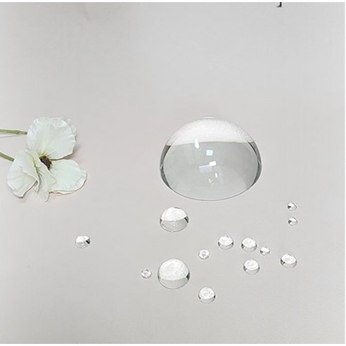 투명 유리, 물방울 디자인, 특별한 아름다움을 선사하는 대한 유리구슬 워터드롭 하프