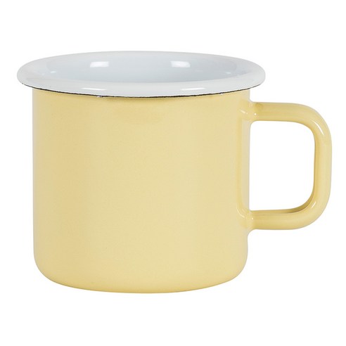 코쿰 법랑 머그 370ml, 옐로우시트린, 1개