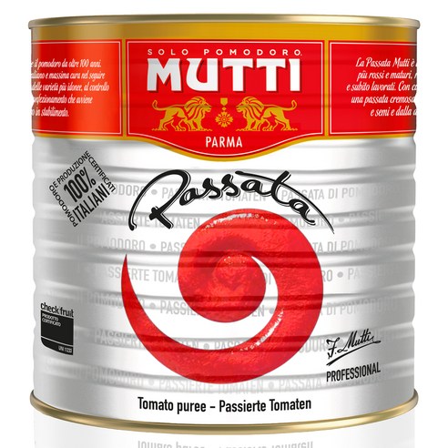 이탈리아 태양을 담은 깊고 풍부한 맛, 무띠 토마토 퓨레 2.5kg 탐험기 무띠토마토퓨레