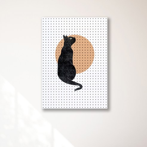 타공판닷컴 프린팅 타공판 고양이 600 x 900 mm, 1개, 혼합색상