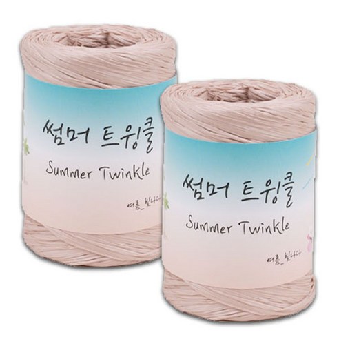 썸머트윙클 뜨개실, 108 파스텔핑크, 2개