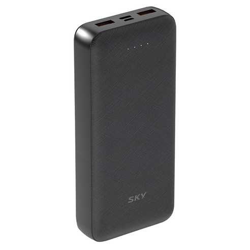 SKY 필 S20PD 멀티포트 PD C타입 20W 고속 충전 보조배터리 20000mAh, 폴라화이트 SKY 필 S20PD 멀티포트 PD C타입 20W 고속 충전 보조배터리 20000mAh, 폴라화이트