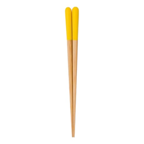 야마치쿠 강코 키즈 대나무 젓가락 16cm, 바나나옐로우, 단품, 1개