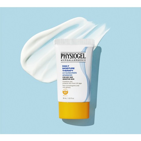 최고봉의 피부 보호: 피지오겔 DMT UV 썬스크린 어드밴스드