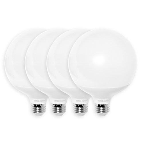 번개표 LED 볼전구 숏넥 10W, 주광색, 4개