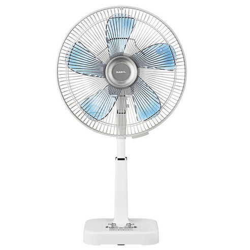 한일전기 레트로 빈티지 기계식 선풍기 심플화이트 크롬가드 35cm REF-481, 7080 인테리어 레트로 선풍기(심플화이트)