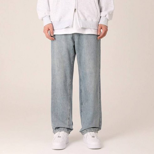 빅사이즈 스트링 와이드 청바지 MDIP502KD