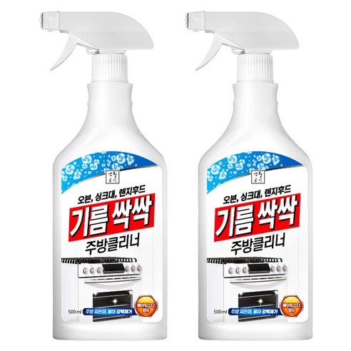 생활공식 기름싹싹 주방클리너, 2개, 500ml