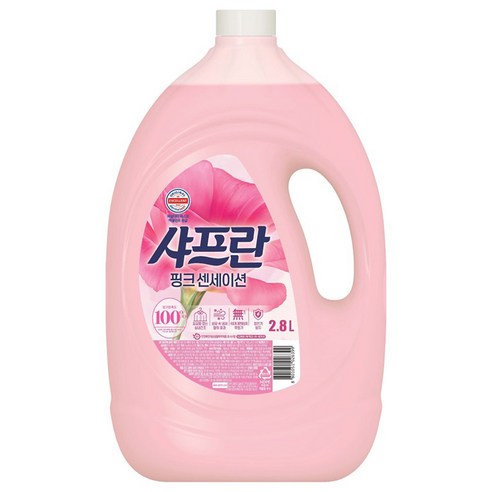 샤프란 섬유유연제 핑크센세이션, 2.8L, 1개