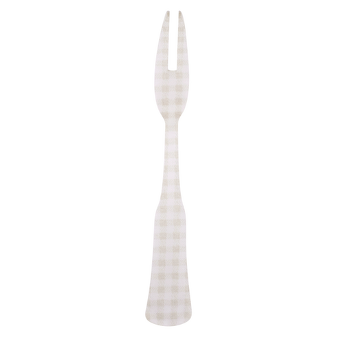 사브르 챰 체크 칵테일포크, Beige, 1개