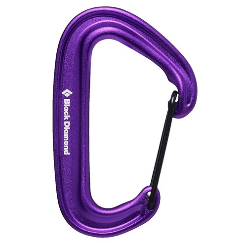블랙다이아몬드 미니와이어 카라비너, PURPLE, 1개